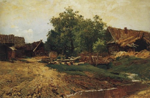 Isaac levitan village - isaac,