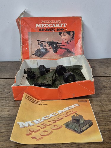 Jouet ancien mecano armée 100 - jouet,