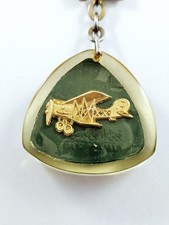 PORTE-CLES - AIR ALGÉRIE - Résine, Inclusion AVION 2D - AVIATION Vintage 1960s