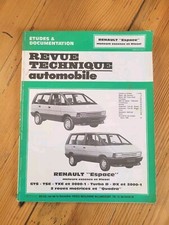 REVUE TECHNIQUE AUTOMOBILE RENAULT ESPACE MOTEURS ESSENCE et DIESEL GTS 2000-1