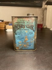 Bidon d'huile noire fixe-