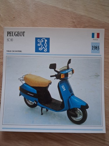 Peugeot scooter sc80 - scooter, 80