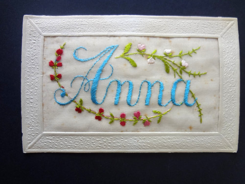 Carte postale fantaisie - carte, brodee