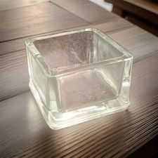 Gros vide-poche Cendrier Lumax Le Corbusier Perriand Verre Moulé 2,5kg TBE