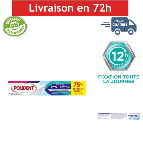 Crème adhésive dentier