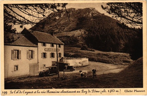 Old postcard puy dome - old, de