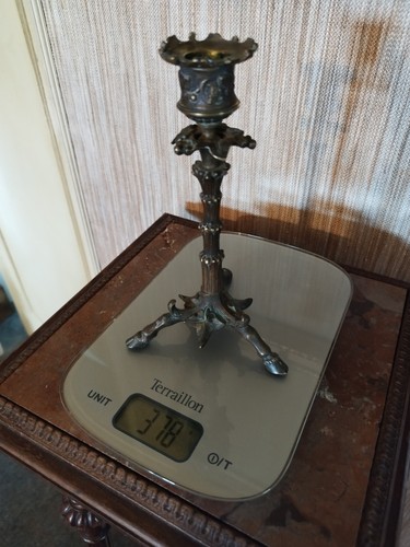 Bougeoir bronze piétement - bougeoir,
