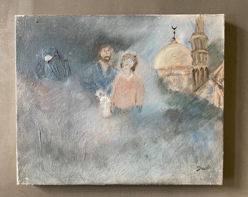 Tableau onirique vintage - tableau,