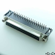 Connecteur sub coudé - d-sub, 37