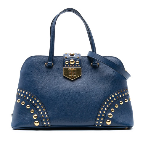 Prada clouté saffiano cuir - prada,