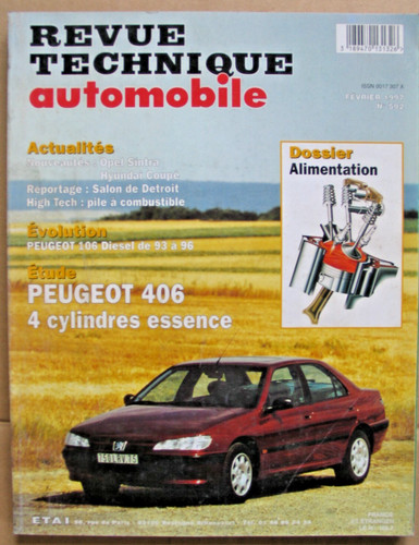Revue technique peugeot 406 - technique,