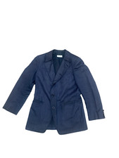 Dries Van Noten  Navy Striped Blazer Jacket  Size 46 / S