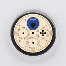 Gerald Genta Quantieme Perpetuel Lapis Lazuli Vintage Dial