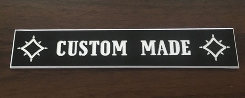 Custom made plate for gibson - custom,