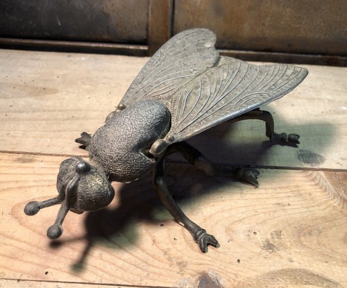 Cendrier mouche laiton vintage - laiton,
