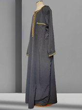 Qamis Jellaba Costume Tenue Abaya Vetement Islamique Aid Ramadan Jumua Enfant