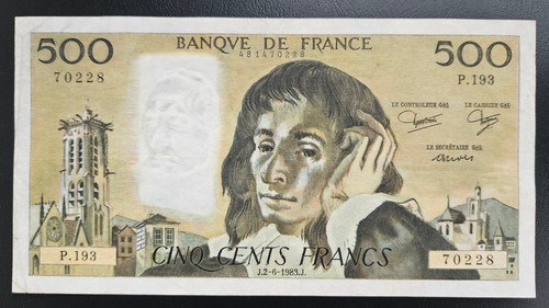 500 francs 1983 p 193 - 500,