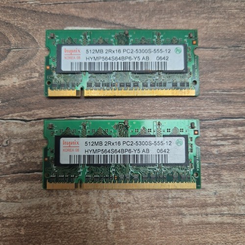 Barrette mémoire 512mb ram - 2x,