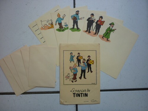 Tintin pochette papier a - /,