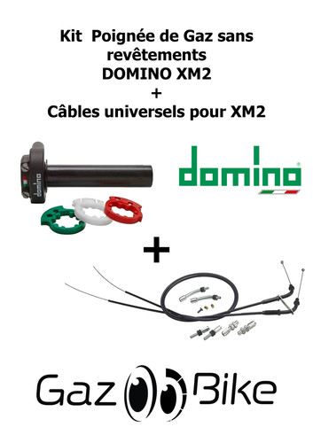 Kit poignée gaz - racing, domino