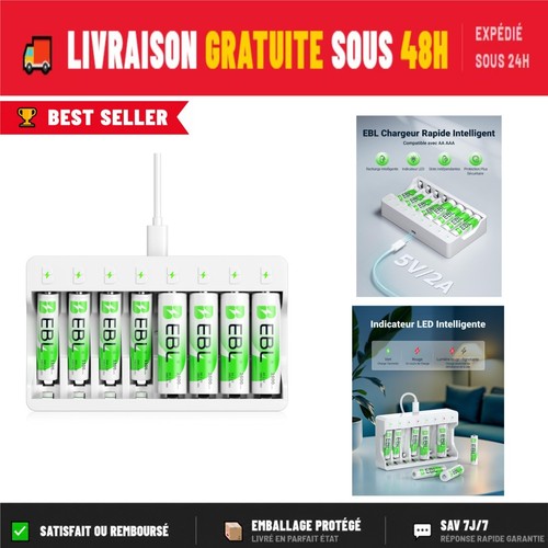 Ebl chargeur piles - chargeur,