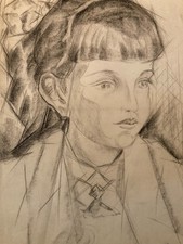 Drawing dessin femme - dessin, cubiste