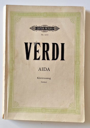 Verdi aida partition - verdi, :