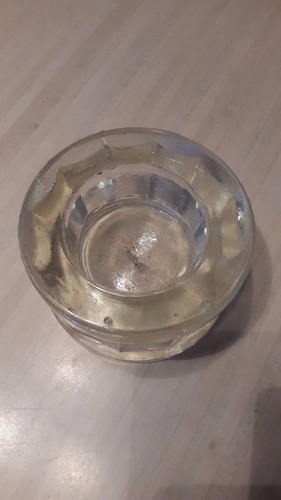 Cendrier verre vintage - cendrier,