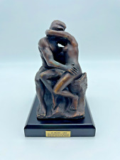 STATUETTE en BRONZE LE BAISER de RODIN STATUE sur socle