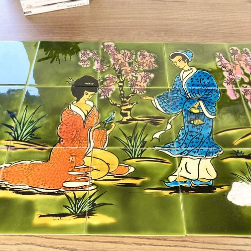 Panneau mural carreaux - panneau,