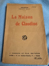 La maison de Claudine par Colette, J. Ferenczi et fils, Éditeurs, 1922, 20e mill