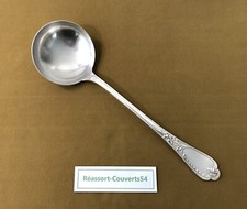 louche à potage ERCUIS modèle IRIS métal argenté Couvert Service Table 32,5 cm