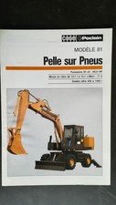 BROCHURE  pelle Case Poclain