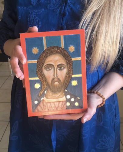 Icône orthodoxe peinte la - orthodoxe,