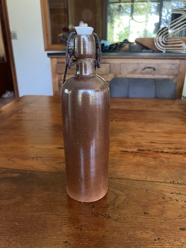Bouteille ancienne grès - bouteille, en