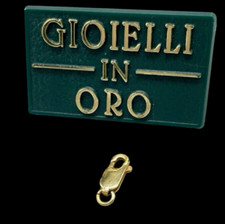 Fermeture Crochets En Or Jaune 18Kt Neuf Pour Collier Ou Bracelet De 0,9G