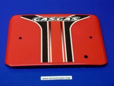 Plaque avant rouge Gasgas