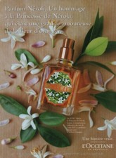 Publicité papier Parfum. Perfume ad. L'OCCITANE EN PROVENCE Néroli 2005