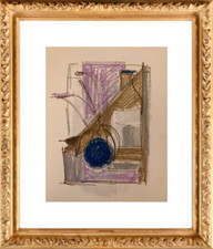 ELISABETH HAHN (1924-2021) Elève de Souverbie BELLE NATURE MORTE 1950 (1432)