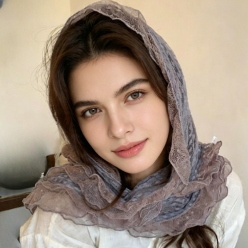 Foulard pois pour - à,