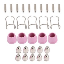 30Pcs AG60 SG55 Plasma Cutter Consommable Torche Électrode Pointe Buse Kit S E3