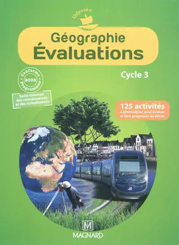 Géographie evaluations ce2 - géographie,