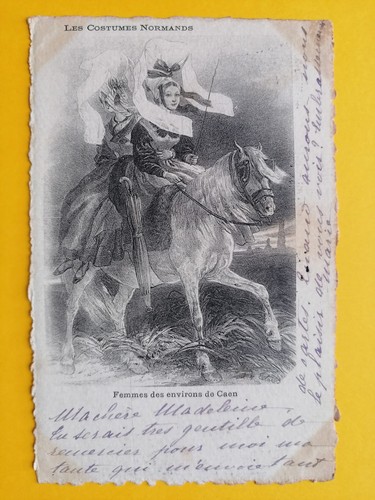 Cpa gravure les costumes - gravure,