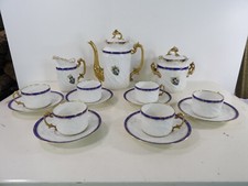 LIMOGES  XIXe Service à café