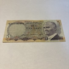 Billet Turquie 5 Lire 
