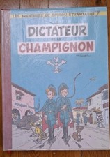 FRANQUIN HENNEBELLE SPIROU LE DICTATEUR ET LE CHAMPIGNON SÉRIGRAPHIE NOIR BLANC