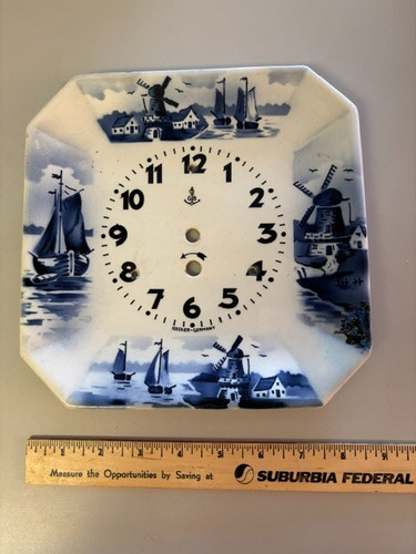 Gustav becker delft - gustav, clock