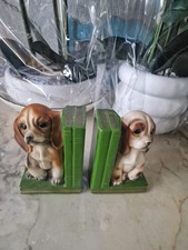 Set of Vintage Long Eared Sweet Puppy Dog 1950s’ (Bottom Fill With Sand ) 5.5"T