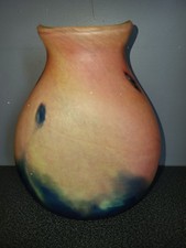 Vase Le Verre Français pate de verre 17 cm de hauteur signé SUPERBE Schneider