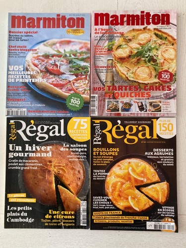 Lot magazines de cuisine - lot,